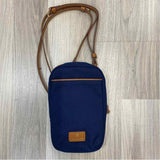 Nordace Blue Fabric Solid Siena Nexus Crossbody Handbag