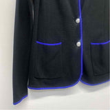 Lauren Ralph Lauren Women's Size S Black Solid Button Up Jacket