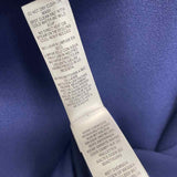 Aidan By Aidan Mattox Size 8-M Women's Navy-Silver Beaded Maxi Dress