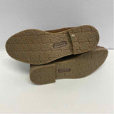 Comfortiva Size 7 Women's Brown Patchwork Ankle Booties