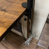 House of Troy Aria Hook Gold-Black Metal Clamp On Table Top Lamp