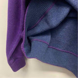 Tommy Bahama Size L Purple Knit Cotton Tweed Men's Men's Sweater