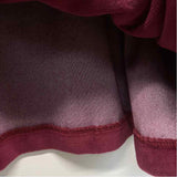 Lesley Evers Women's Size Xl Burgundy Solid Blazer Jacket