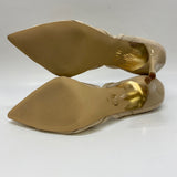 Jennifer Lopez Size 10 Women's Beige Solid High Heel Shoes