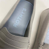 Rothy's Size 7.5 Women's Light Gray Solid Moccasin Flats