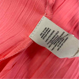 Soft Surroundings Size L Women's Peach Solid Maxi-Sleeveless Dress