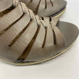 Circa Joan & David Size 8 Women's Taupe Solid Wedge Shoes