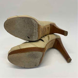 Stuart Weitzman Size 7 Women's Tan Solid High Heel Shoes