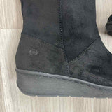 Born Size 7 Women's Black Distressed Tall Boots