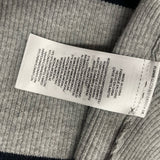 Lauren Ralph Lauren Size S Women's Navy-Gray Color Block Cardigan Sweater