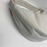 Thacker OffWhite Nylon Solid Shoulder Handbag