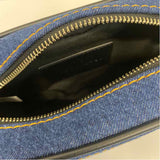 Marc Jacobs Blue Denim Stitches Crossbody Handbag
