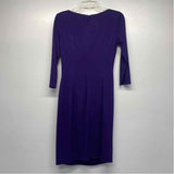 Suzi Chin Maggy Boutique Size 2-XS Women's Purple Solid Sheath Dress