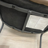 Counter Height Solid Brown Faux Leather Stool - Set of 2