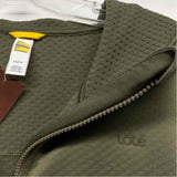 Lole Women's Size XS Green Solid Zip Up Coat