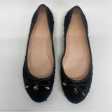 Kate Spade Size 8.5 Women's Black Shimmer Ballet Flats Shoes