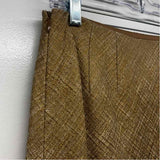 Dana Buchman Size 6 Women's Tan Tweed Pencil-Knee Skirt