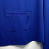 Title Nine Size Xl Women's Blue Solid Hoodie Activewear Top