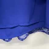 Lpb Woman Size S Women's Blue-White Pattern Shift Dress