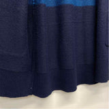 Michael Michael Kors Size S Women's Blue Stripe Maxi Cardigan Sweater