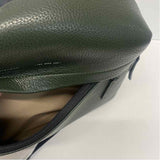 Grams28 City Pack 154 Green Leather Pebbled Crossbody Handbag