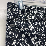 Fabletics Size Xl Women's Black-White Pattern Leggings Activewear Pants