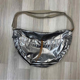 Brontibay Paris Silver Nylon Solid Shoulder Handbag