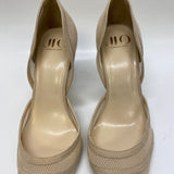 Jennifer Lopez Size 10 Women's Beige Solid High Heel Shoes