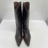 Eddie Bauer Size 7 Women's Brown Embroidered Riding Boots