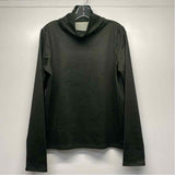 Under Armour Size M Women's Dark Green Pattern Turtle Neck Activewear Top