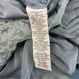 R&M Richards Size 10-M Women's Teal Beaded Shift Dress