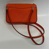 Kate Spade Orange Leather Pebbled Crossbody Handbag