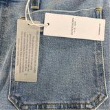 Outerknown Size 32-14 Women's Light Blue Flare Hem Jeans