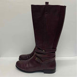 Naturalizer Size 9.5 Women's Burgundy Solid Riding Boots