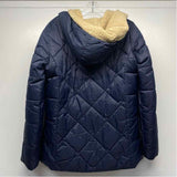 G.H.Bass & Co. Women's Size M Navy Solid Zip Up/Hoodie Coat