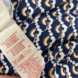 Saint James Size M Women's Blue-Multi Pattern 3/4 Sleeve Dress