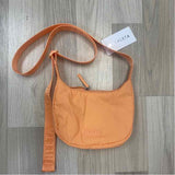 Athleta Orange Nylon Solid Crossbody Handbag