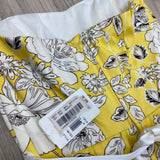 Teeze Me Size XS-5 Women's Yellow-Multicolor Floral Strapless Dress