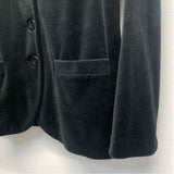Lesley Evers Women's Size L Black Solid Blazer Jacket