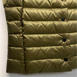 Aether Women's Size S Green Solid Puffer Vest