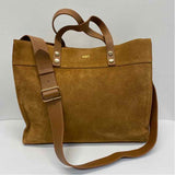 Mark & Graham Caramel Suede Solid Tote Handbag