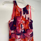 Eliza J Size 8-M Women's Coral-Multi Pattern Maxi Dress
