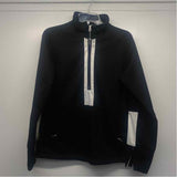 Sunice Size M Women's Black-White Color Block Windbreaker Activewear Top