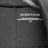Eileen Fisher Women's Size S Black Solid Zip Mock Neck Jacket