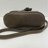 Dooney & Bourke Florentine Dottie Taupe Leather Solid Crossbody Handbag