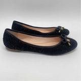 Kate Spade Size 8.5 Women's Black Shimmer Ballet Flats Shoes