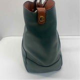 Bass Green Faux Leather Pebbled Tote Handbag w Crossbody Handbag and Wristlet