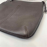 Brighton Brown Leather Pebbled Crossbody Handbag