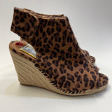 Kelsi Dagger Women's Size 6.5 Brown-Tan Animal Print Pep Toe Shoes