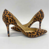 Jessica Simpson Size 8 Women's Brown Animal Print Pump Shoes